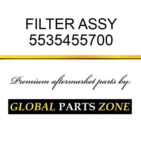 FILTER ASSY 5535455700