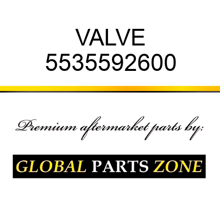 VALVE 5535592600