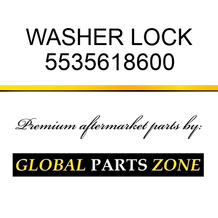 WASHER, LOCK 5535618600