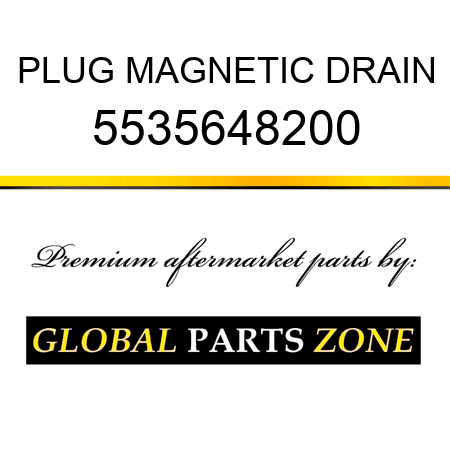 PLUG, MAGNETIC, DRAIN 5535648200