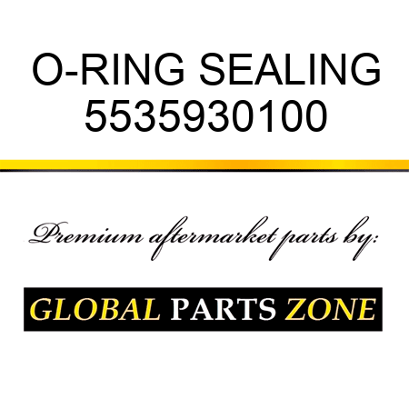 O-RING, SEALING 5535930100