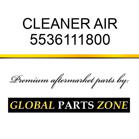 CLEANER, AIR 5536111800