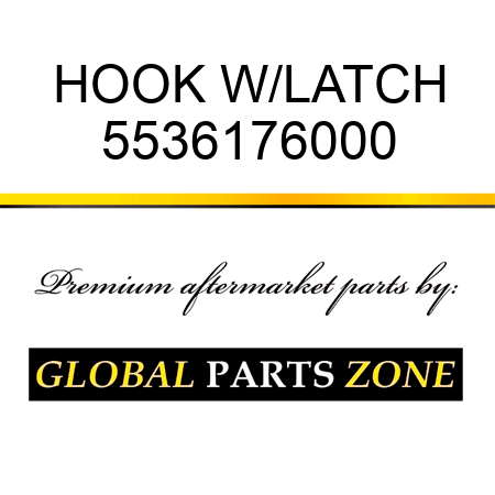 HOOK W/LATCH 5536176000