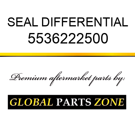 SEAL, DIFFERENTIAL 5536222500