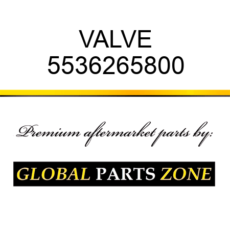 VALVE 5536265800
