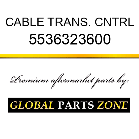 CABLE, TRANS. CNTRL 5536323600