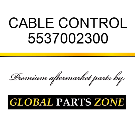 CABLE, CONTROL 5537002300