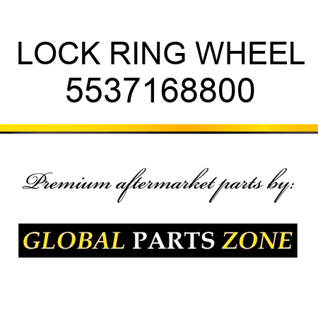 LOCK RING, WHEEL 5537168800