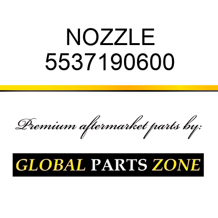 NOZZLE 5537190600