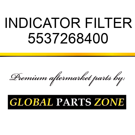 INDICATOR, FILTER 5537268400