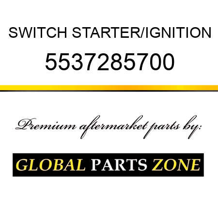 SWITCH, STARTER/IGNITION 5537285700