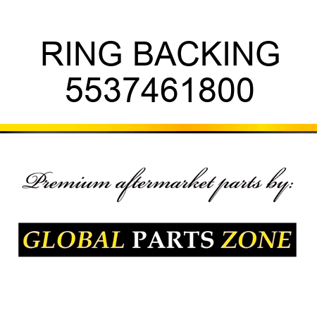 RING, BACKING 5537461800