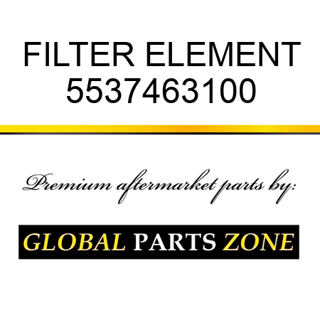 FILTER, ELEMENT 5537463100