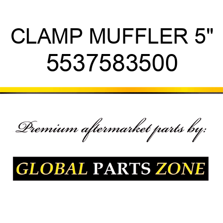 CLAMP, MUFFLER 5