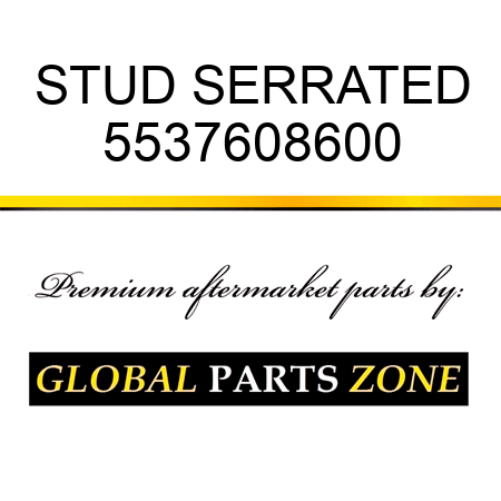 STUD, SERRATED 5537608600