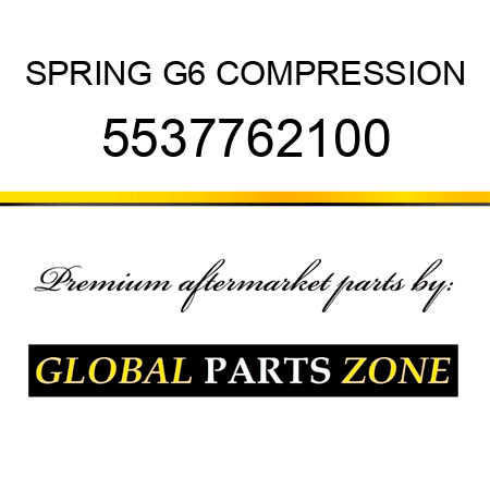 SPRING, G6 COMPRESSION 5537762100