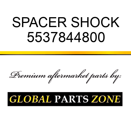 SPACER, SHOCK 5537844800