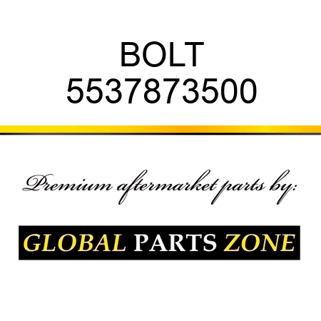 BOLT 5537873500