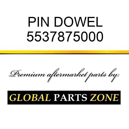 PIN, DOWEL 5537875000