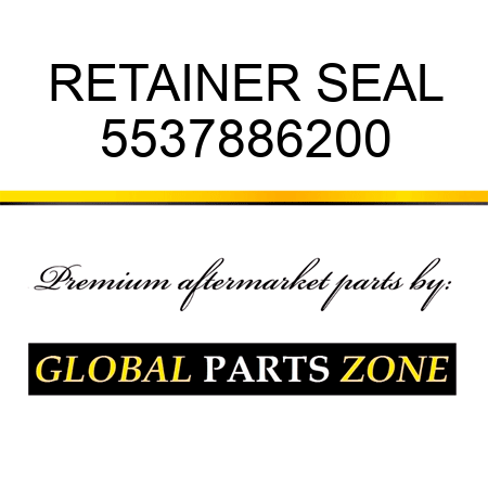 RETAINER, SEAL 5537886200