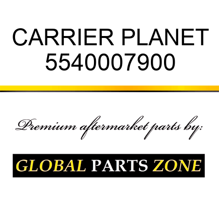 CARRIER, PLANET 5540007900