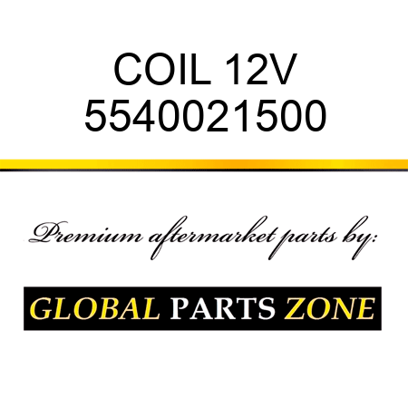 COIL, 12V 5540021500