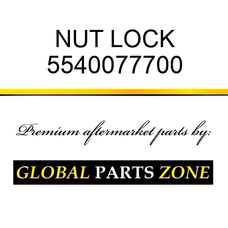 NUT, LOCK 5540077700
