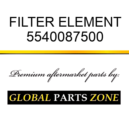 FILTER, ELEMENT 5540087500