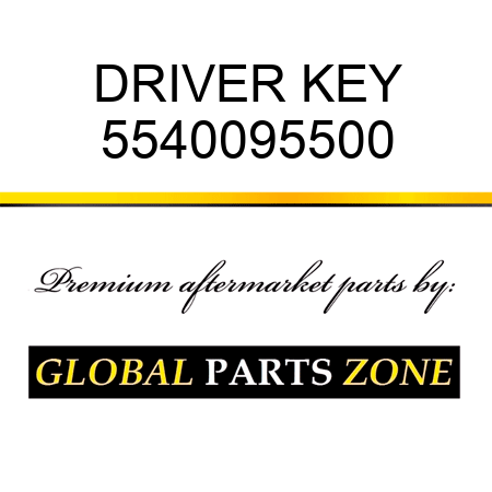 DRIVER KEY 5540095500