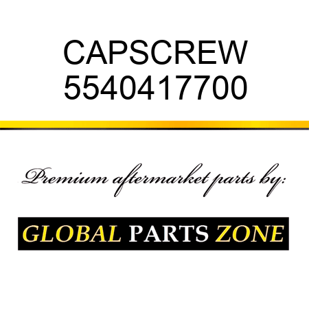 CAPSCREW 5540417700