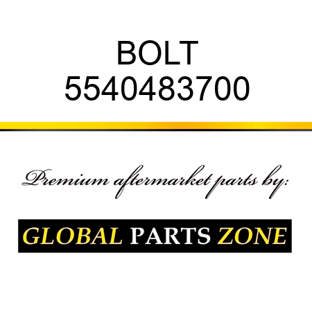 BOLT 5540483700