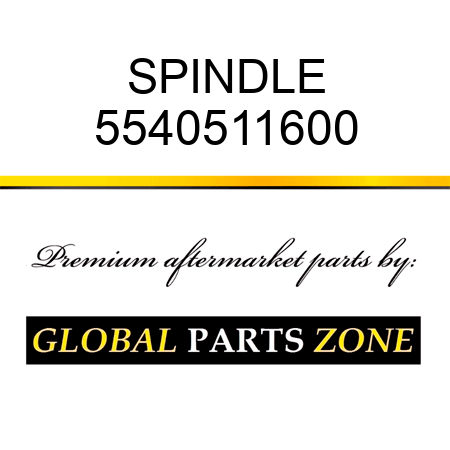 SPINDLE 5540511600