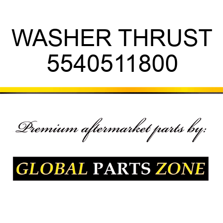 WASHER, THRUST 5540511800