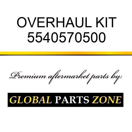 OVERHAUL KIT 5540570500