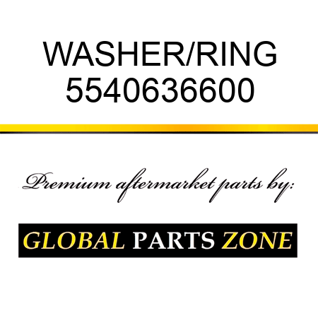 WASHER/RING 5540636600