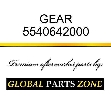 GEAR 5540642000