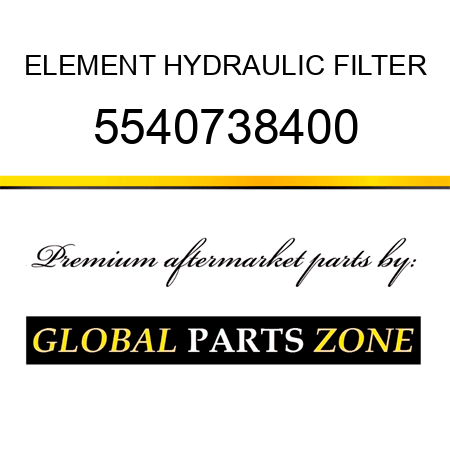 ELEMENT, HYDRAULIC FILTER 5540738400