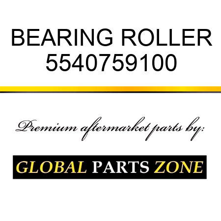 BEARING, ROLLER 5540759100