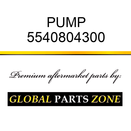 PUMP 5540804300