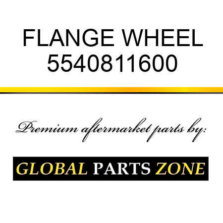 FLANGE, WHEEL 5540811600