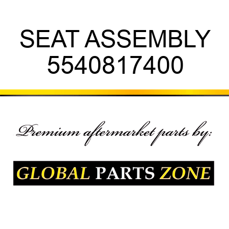 SEAT ASSEMBLY 5540817400