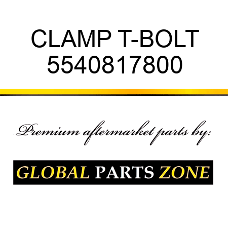 CLAMP, T-BOLT 5540817800