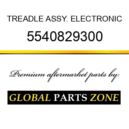 TREADLE ASSY., ELECTRONIC 5540829300
