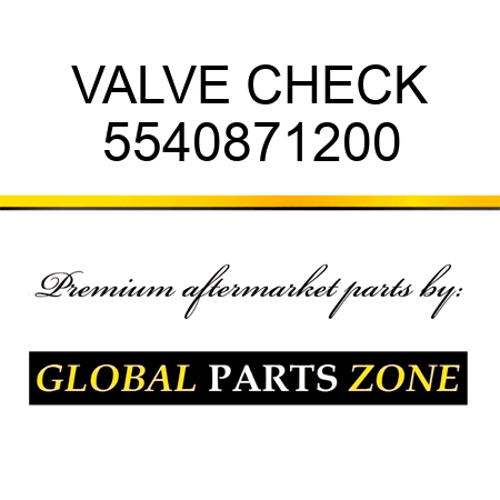 VALVE, CHECK 5540871200