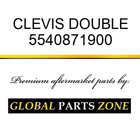 CLEVIS, DOUBLE 5540871900