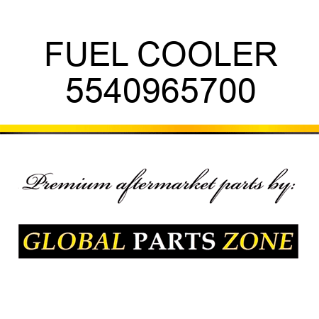 FUEL COOLER 5540965700