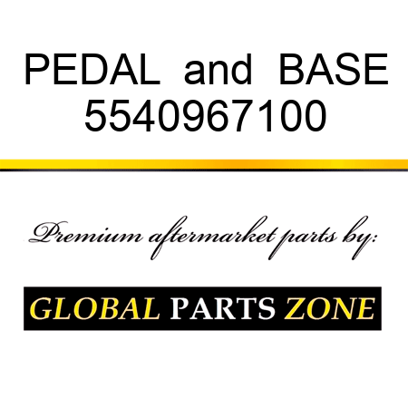 PEDAL & BASE 5540967100