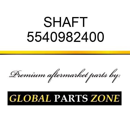 SHAFT 5540982400