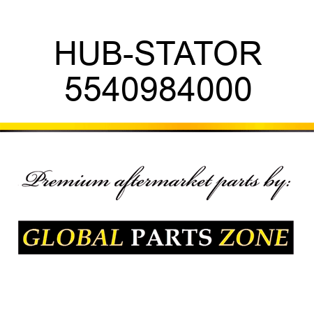 HUB-STATOR 5540984000
