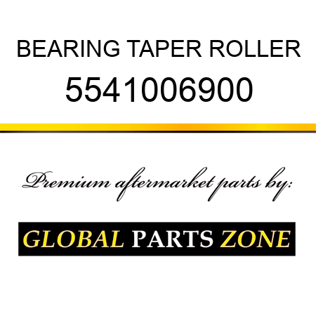 BEARING, TAPER ROLLER 5541006900